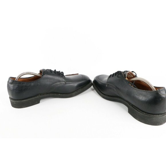 NOS Vintage 90s Red Wing Shoes Mens 10 D Leather Postman Oxford Shoes Black USA main image 4